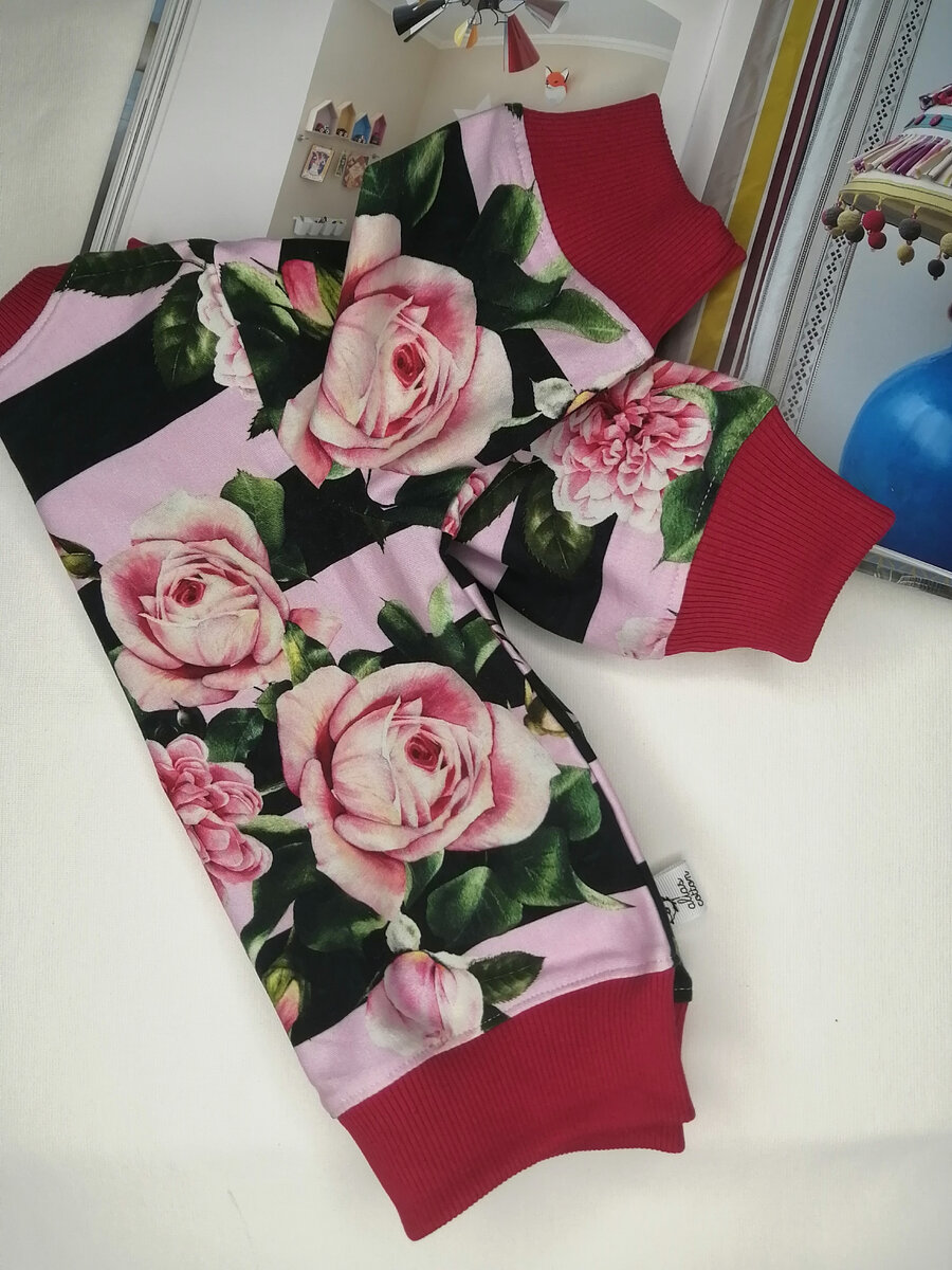 Обработка горла свитшота