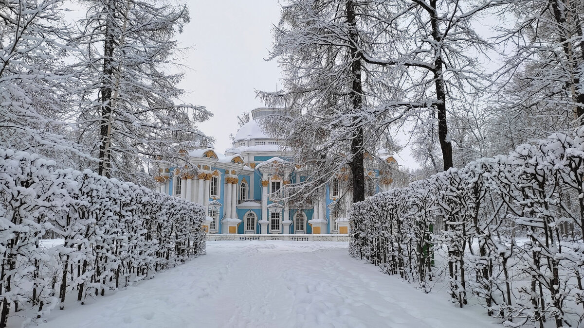 Зима в екатерининском парке