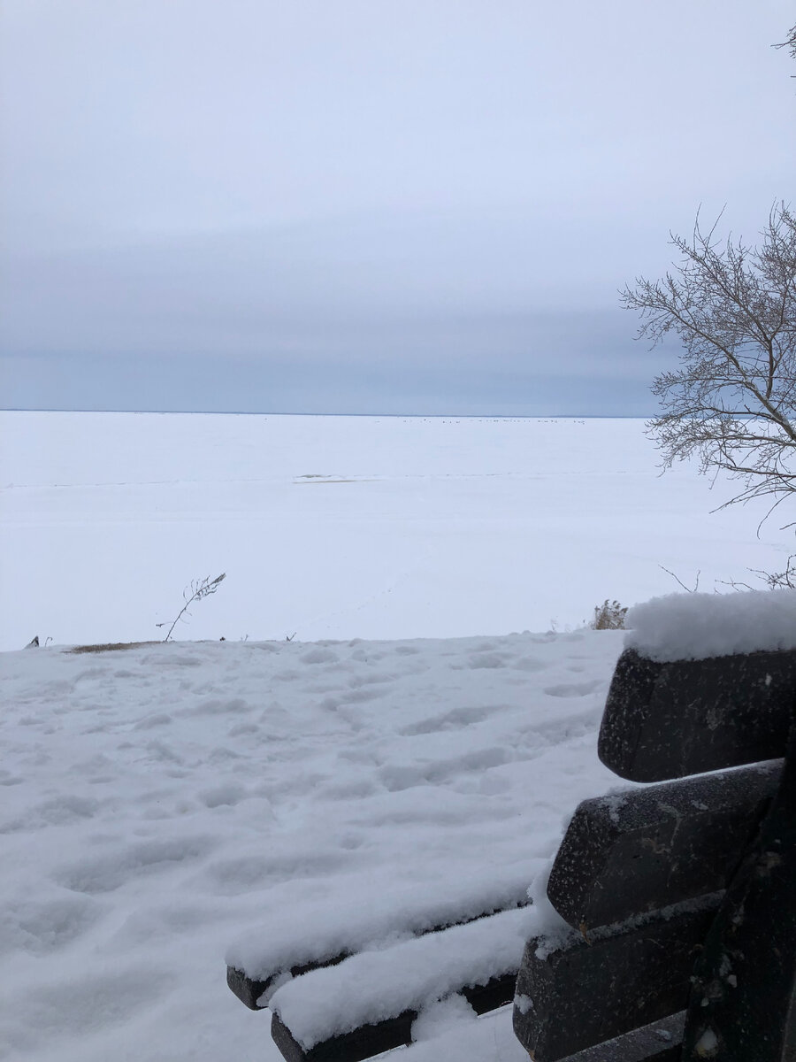 Вид на Псковское озеро