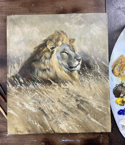 Испортил холст