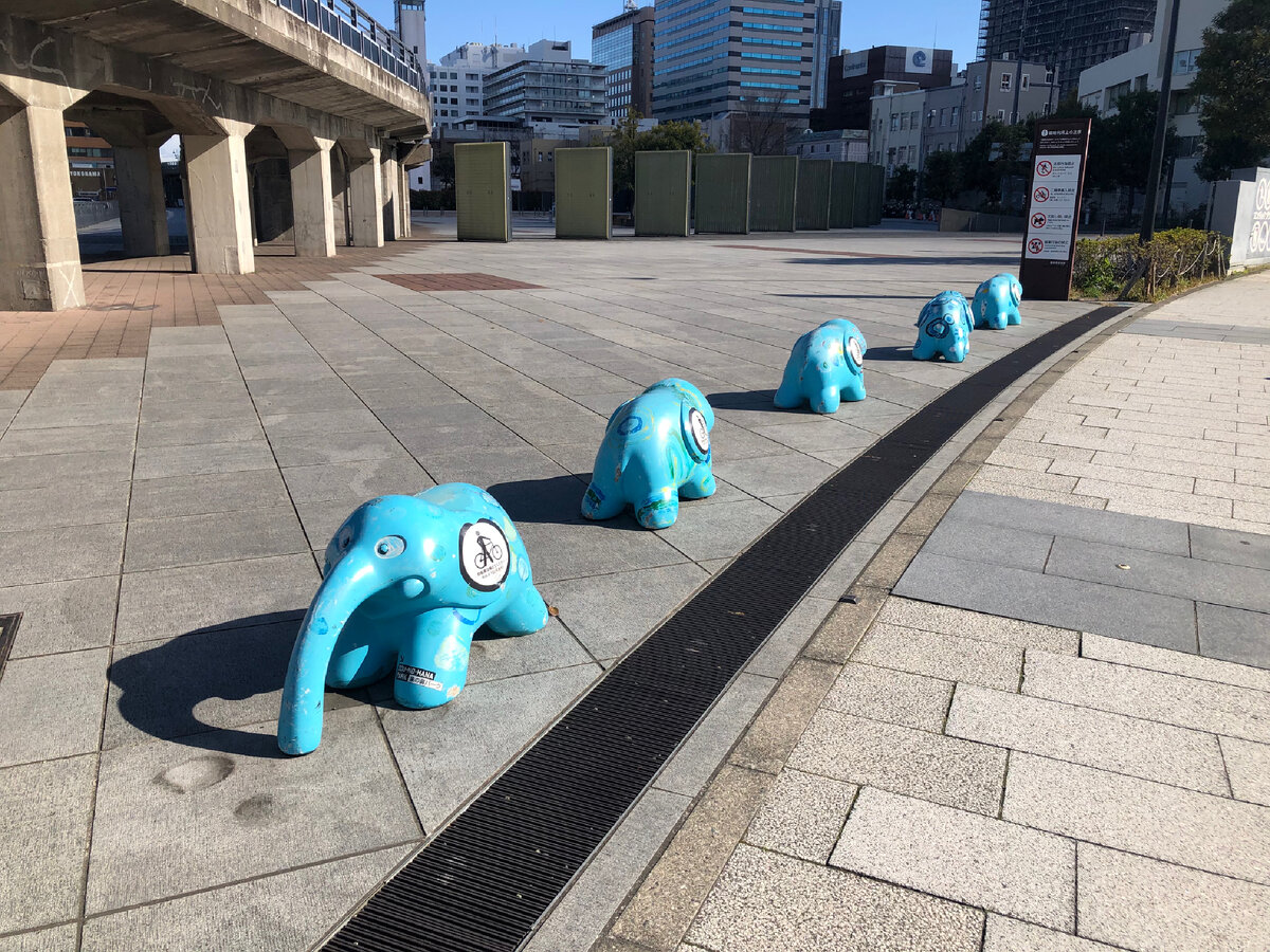 КаваИи - по японски «мило» очень популярное слово. Ну а как ещё назвать эти заграждения.