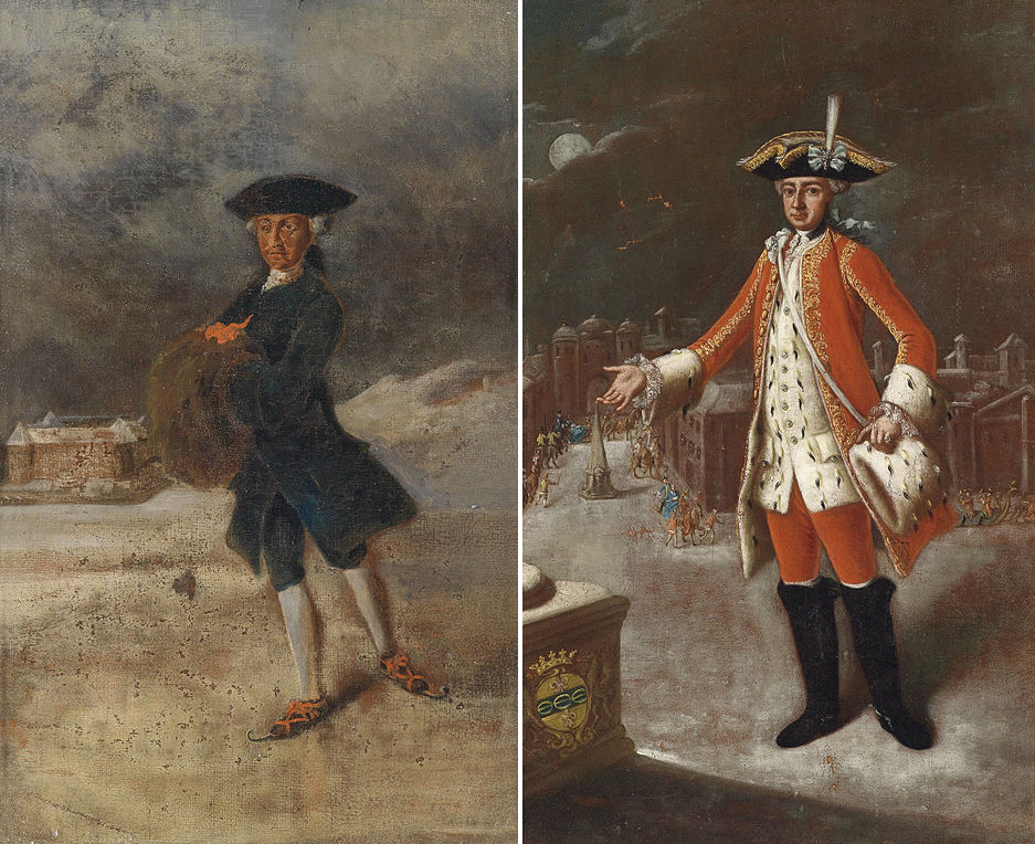 Мужские портреты, Дженнаро Базиле, ок 1750. (сс) Wikimedia Commons