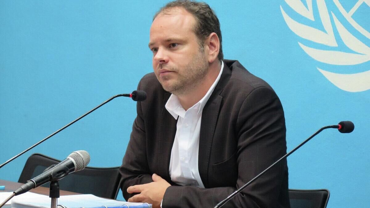    Пресс-секретарь миссии ООН по стабилизации в ДР Конго (МООНСДРК) Матиас Гиллман© Фото : MONUSCO
