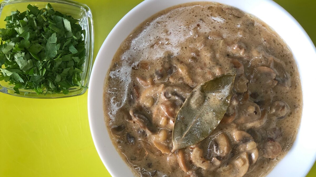 грибной соус готов!