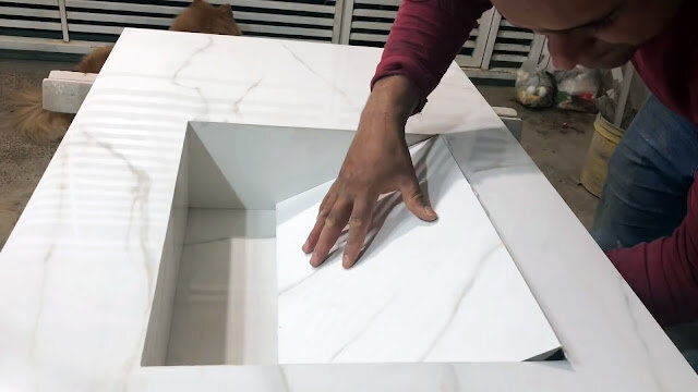 Как сделать раковину из керамической плитки