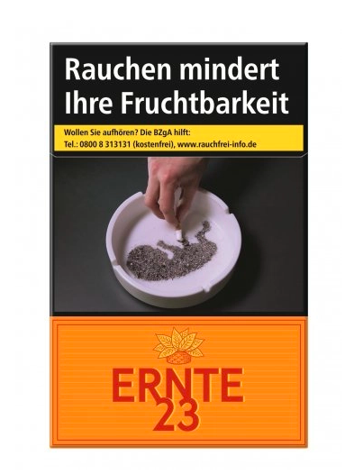 85 Евро (блок 10 пачек по 20 сигарет). От Reemtsma. Харвест 23, никотин 0.8 мг, состав: Вирджиния. Немцы смесь называют "Герман бленд"