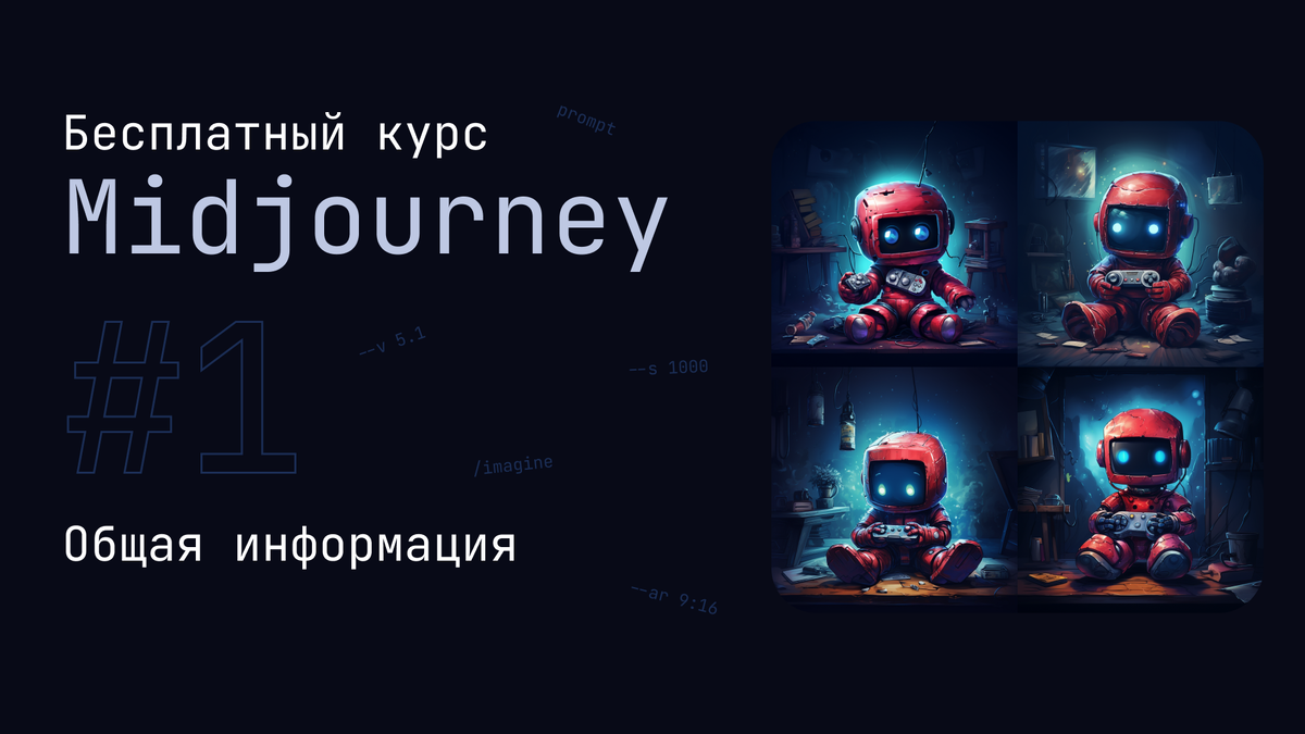 Midjourney - бесплатный курс. Общая информация