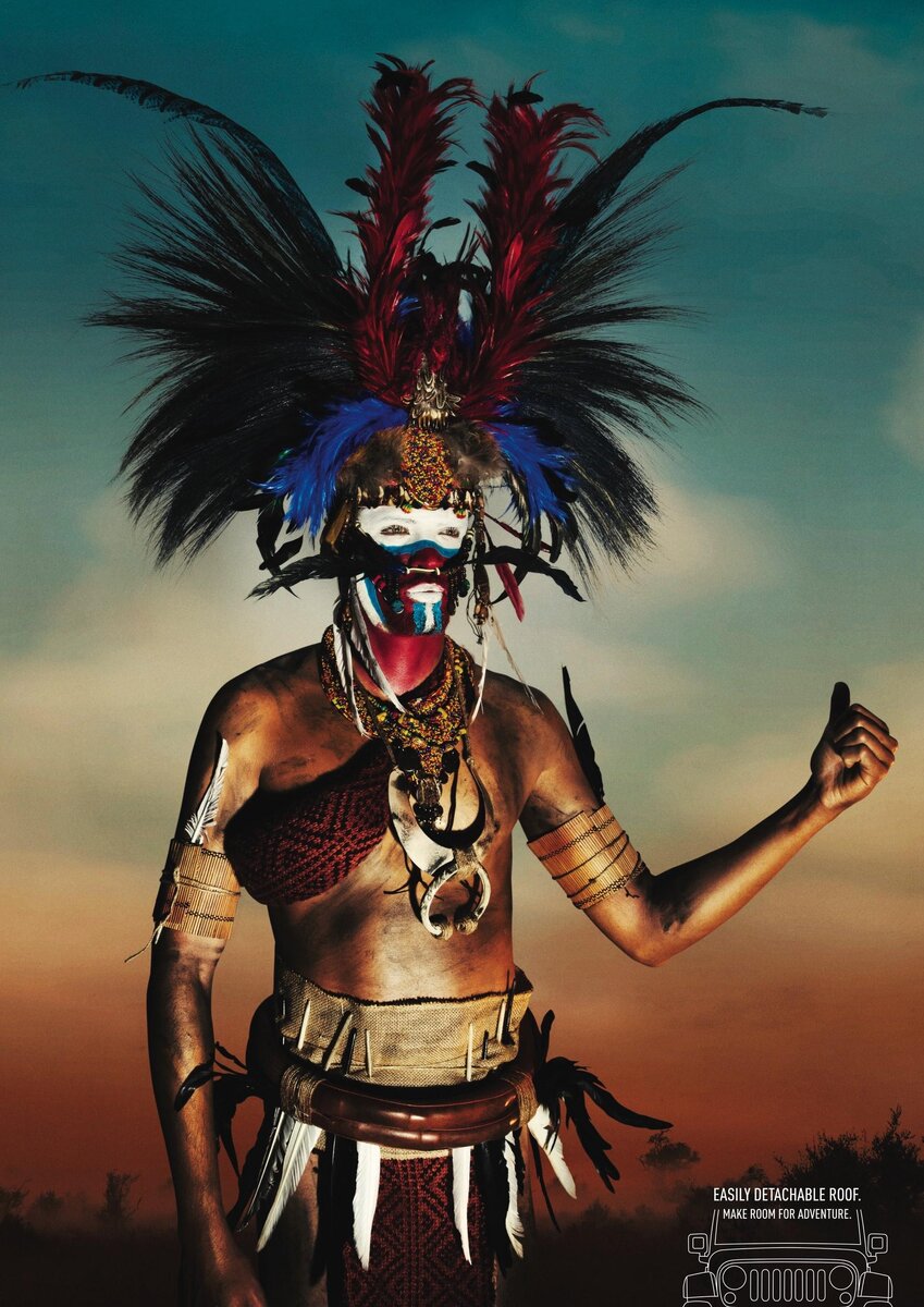 Print advertisement created by Publicis, United Arab Emirates for Jeep, within the category: Automotive.