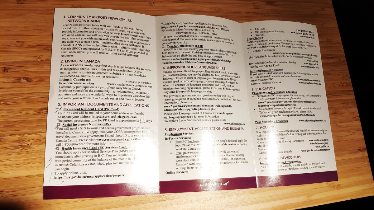 Пометки делал встречающий представитель CANN