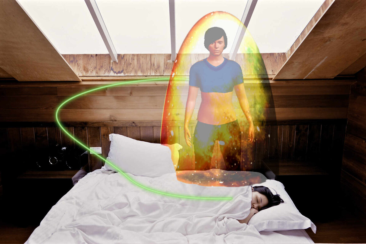 86. Человек в астральном теле.