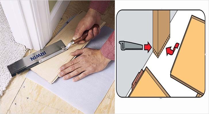 Ножовка для подпиливания дверной коробки. Порезанная картонная коробка. Fatmax stanley 0-20-331. Подрезка межкомнатных дверей своими руками. Как подрезать коробку.