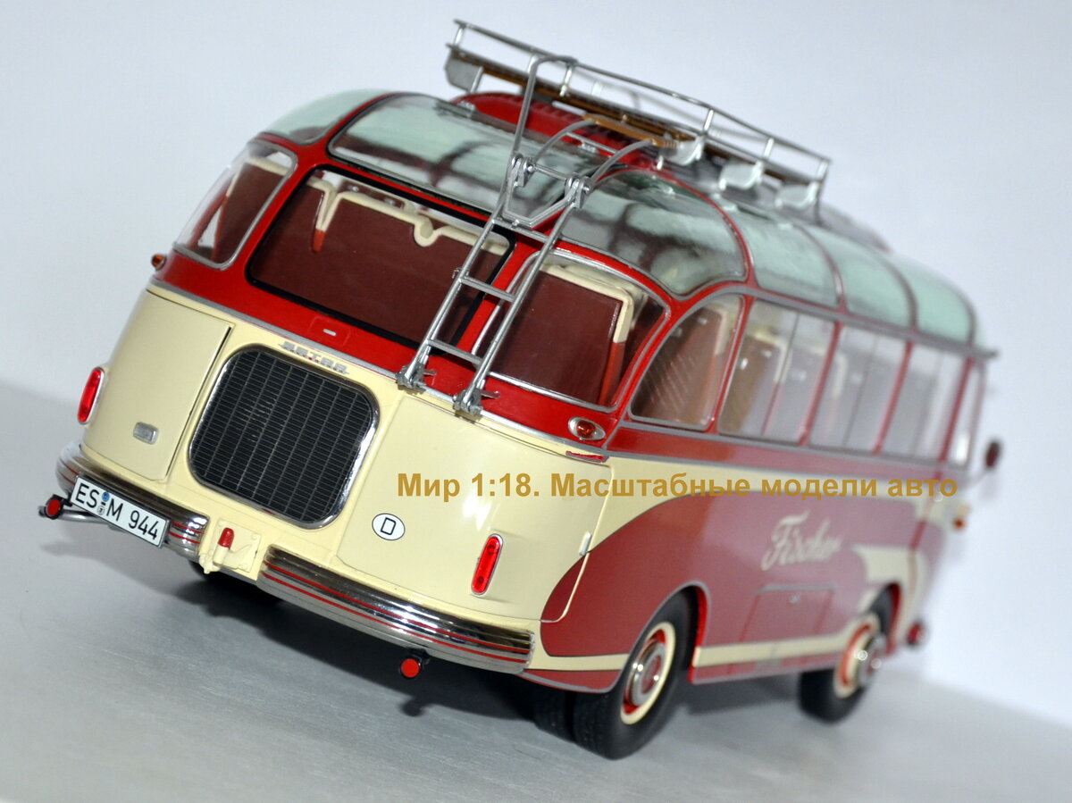 Единственный автобус в 18 масштабе - Setra S6 Fisher 1957 от компании  Schuco | Мир 1:18. Масштабные модели авто | Дзен