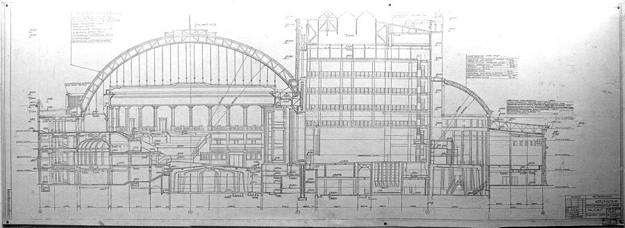 Чертеж из истории театра 