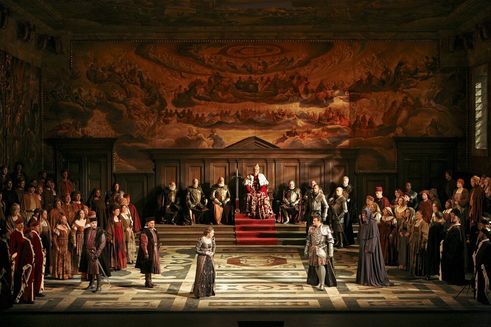 Дж. Верди "Симон Бокканегро". Сцена  совета в палате консулов.