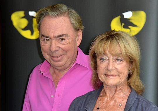 Джиллиан и автор "Кошек" Эндрю Ллойд Уэббер 