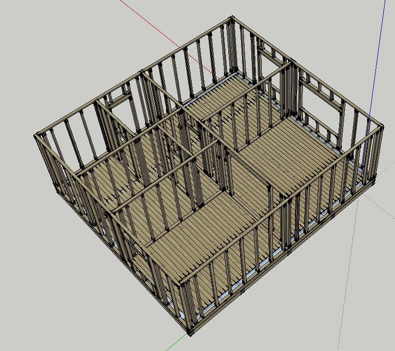 Строим каркас перегородок