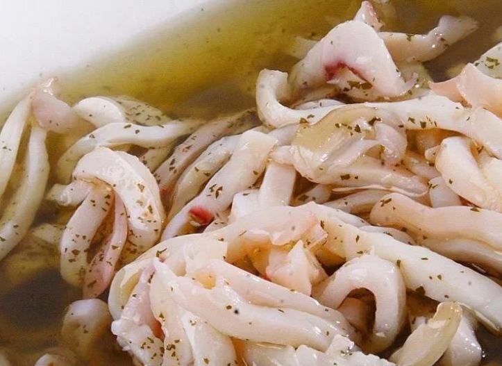 Маринованные кальмары по-корейски: вкусное и простое блюдо на закуску