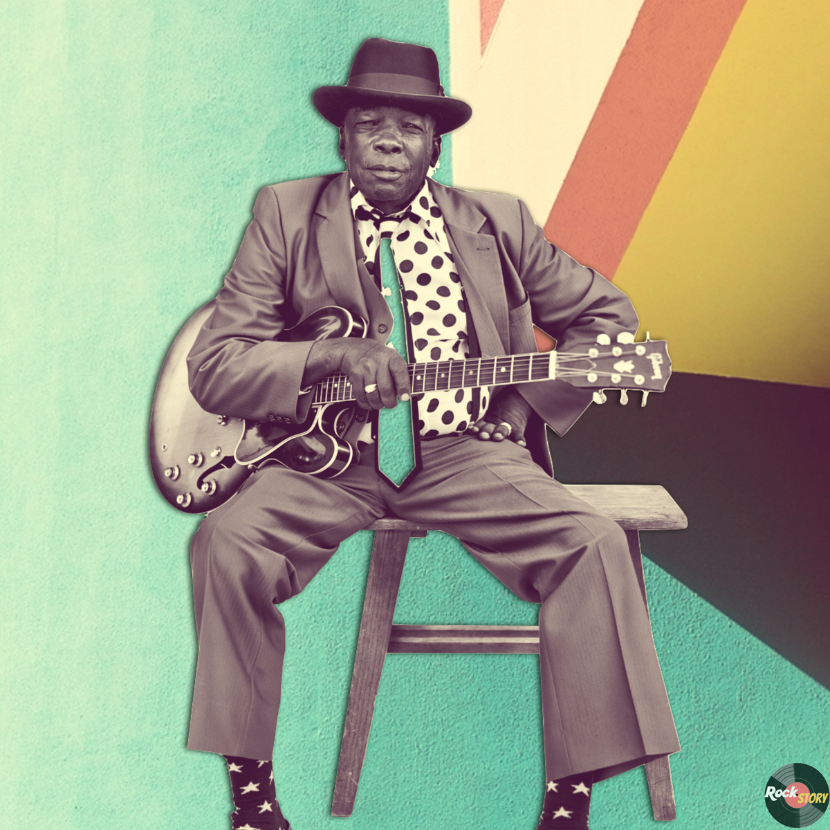 На фотографии: Джон Ли Хукер