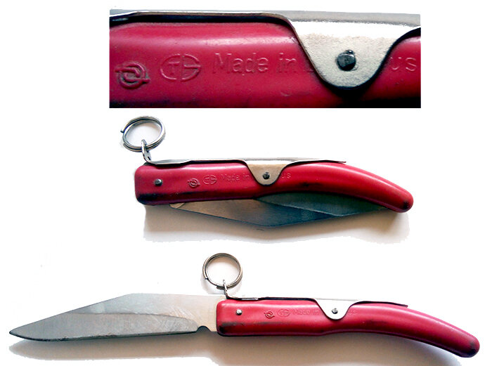 Клеймо непринужденно перекрыто пружиной - чувствуется - родное.