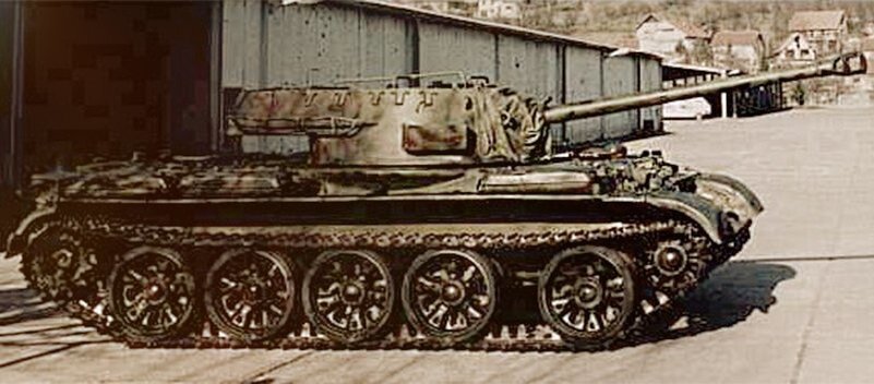 Башня М18 на шасси Т-55.