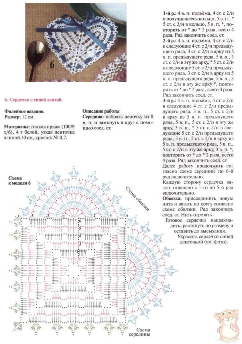 Филейное вязание крючком для домашнего уюта