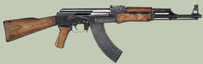 Самый первый вариант окончательной модели АК под патрон 7.62х39
