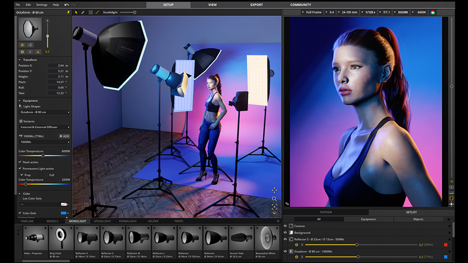 
3D-приложение Elixxier set.a.light 3D V2.5 – работа со светом и декорациями на конкретных примерах