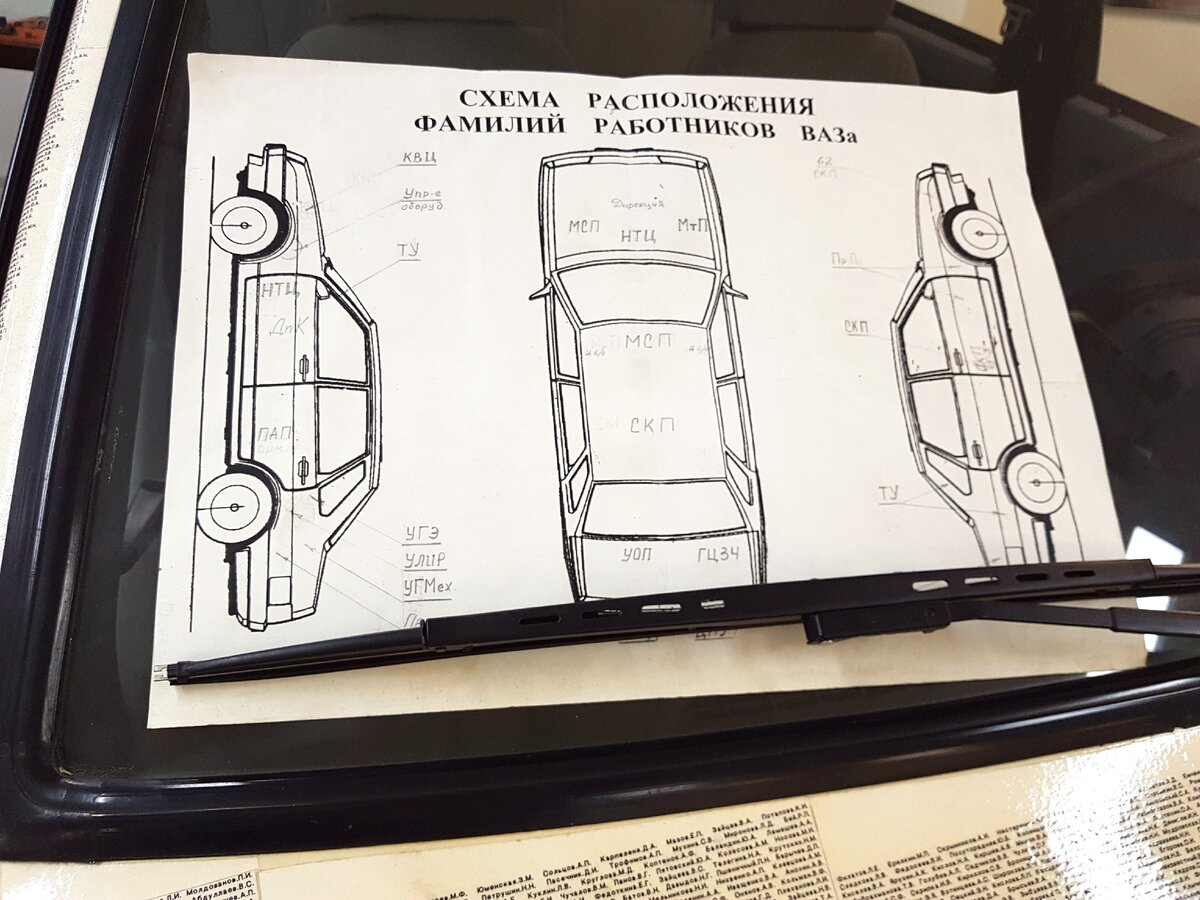Карта цехов, что бы проще искать свою фамилию. 