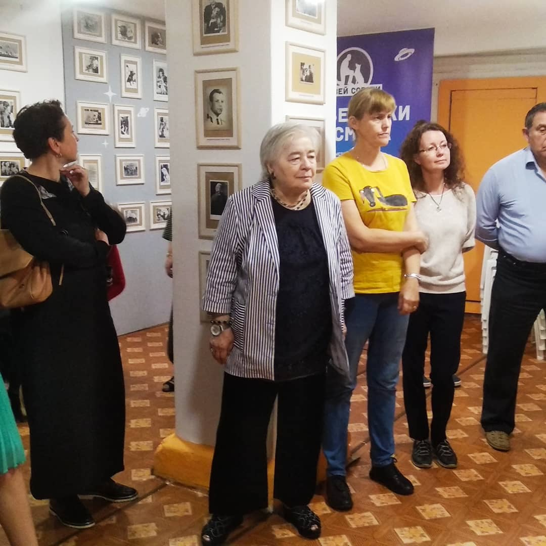 Экскурсия по выставке "Разведчики космоса" (фото Музея Собаки)
