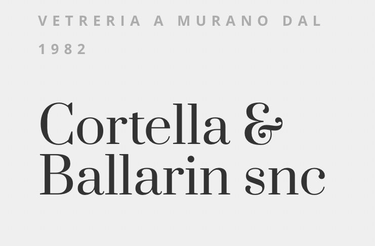 Логотип фабрики Cartella&Ballarin Murano