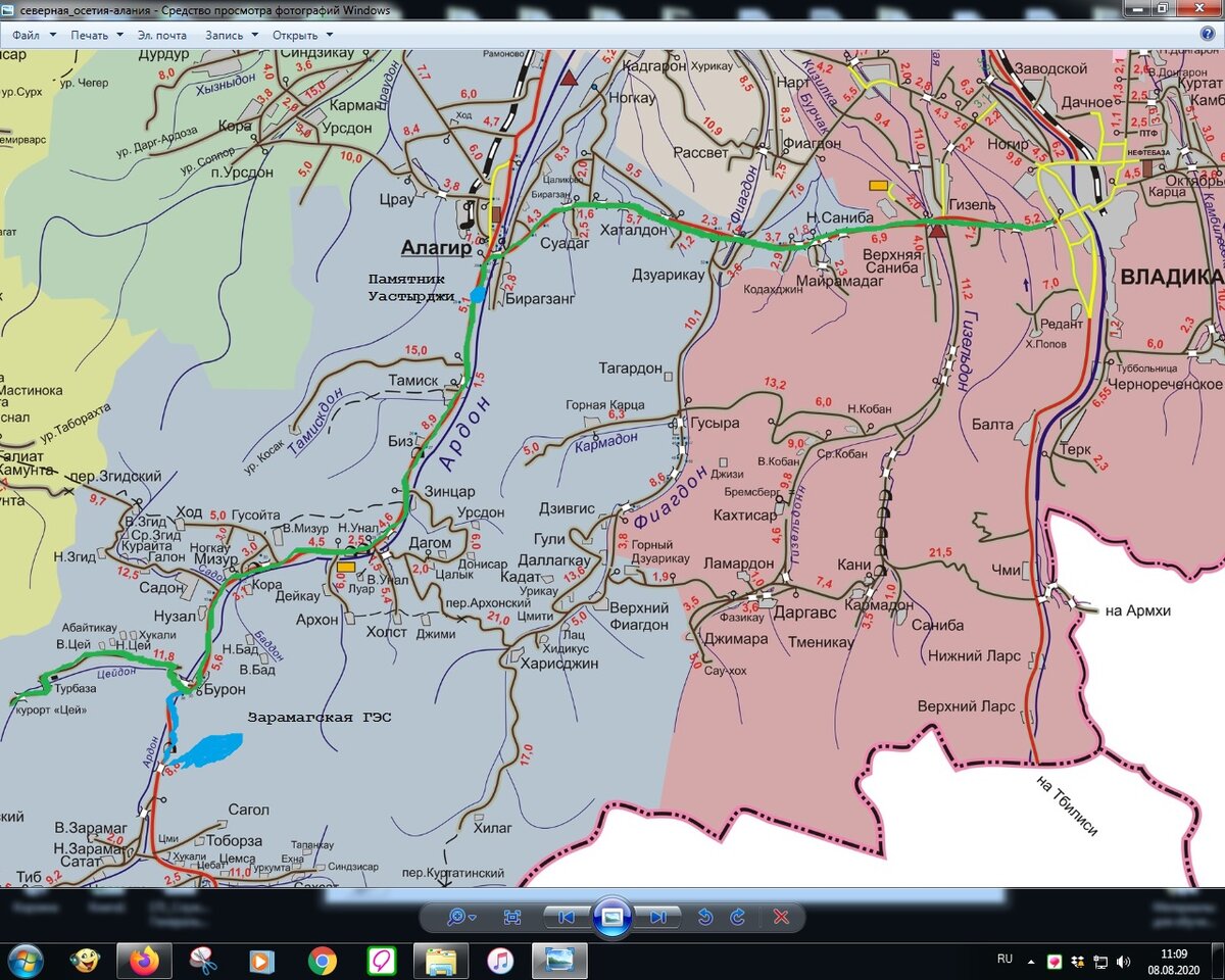 Сколько до северной осетии. Северная Осетия на карте. Карта Северной Осетии подробная. Северная Осетия-Алания на карте. Карта автодорог Северной Осетии.