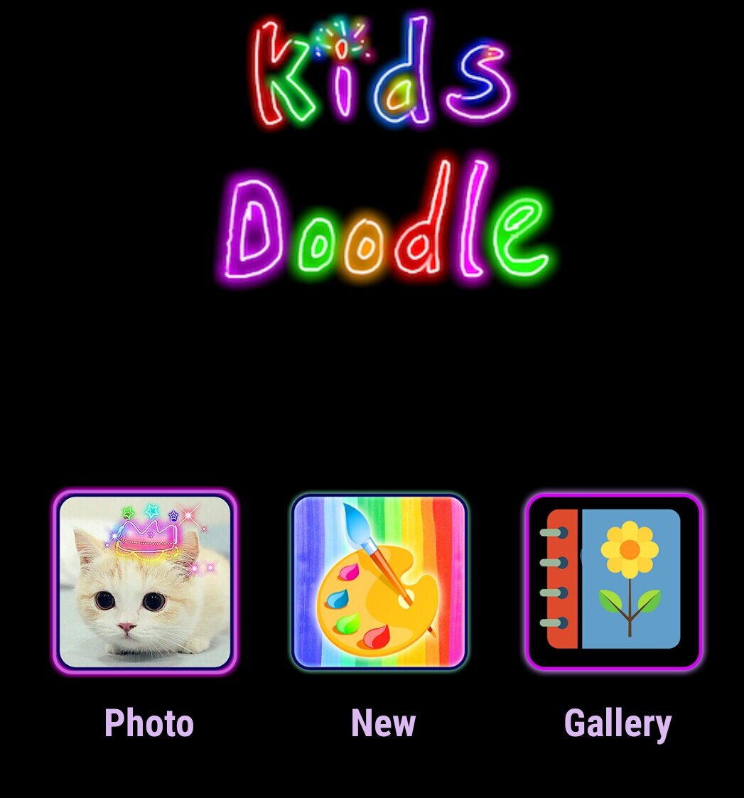 Скриншот из приложения Ребёнок цвет рисунок & видео- Kids Doodle 