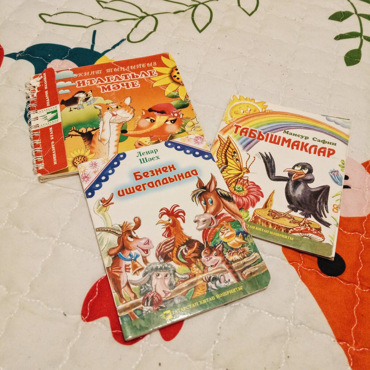 Из Казани привожу детские книжки на татарском