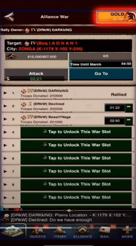 Геймплей Game of War: Fire Age