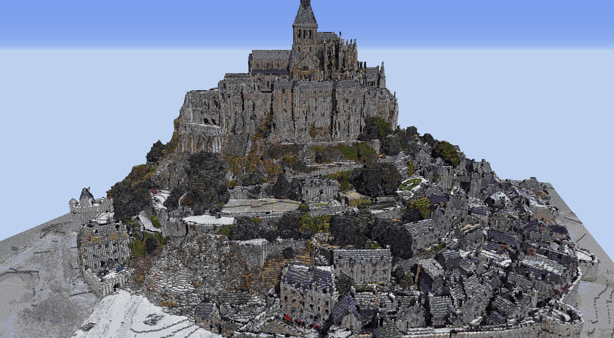 Остров-крепость Мон-Сен-Мишель, Франция