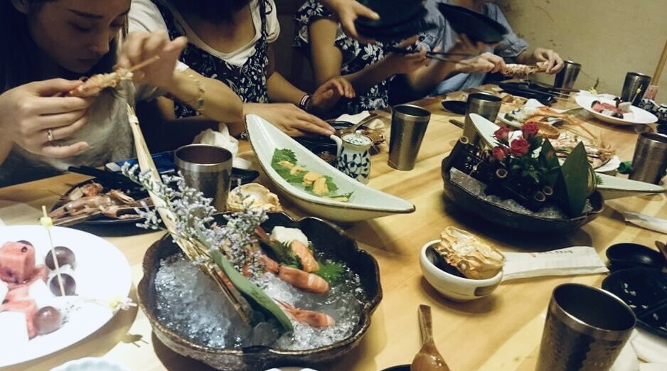 Моё фото. В ресторане Нинбо, Китай