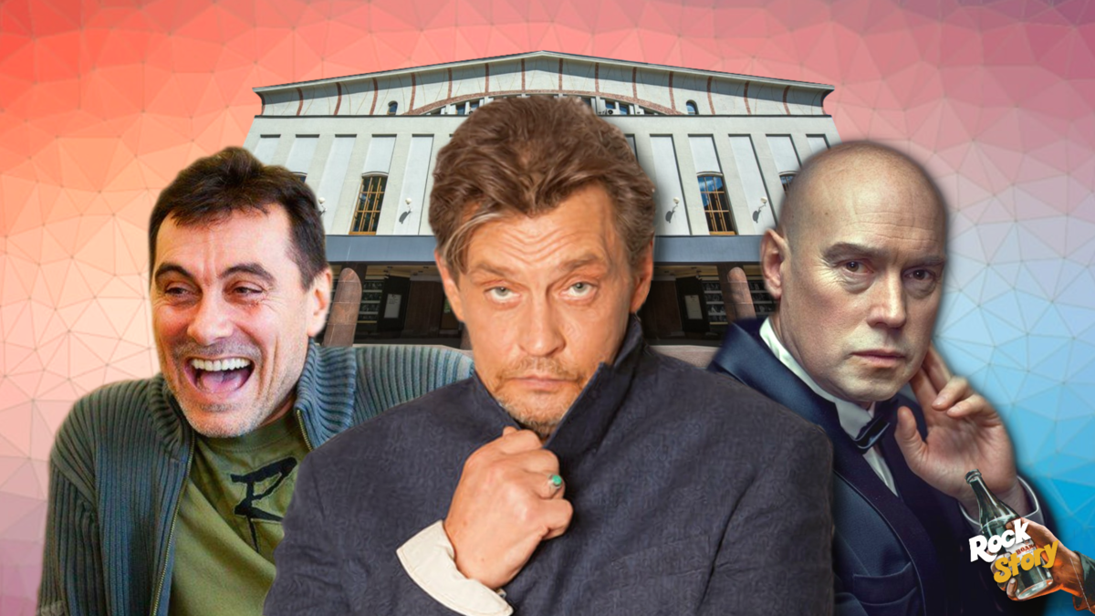 На фотографии: Евгений Марчелли, Александр Домогаров и Виктор Сухоруков