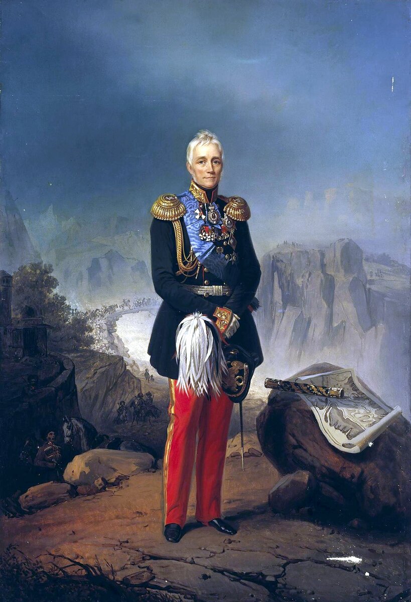 Генерал-фельдмаршал, наместник Новороссии, Бессарабии и Кавказа князь Михаил Семенович Воронцов. Художник Виллевальде, 1856 год. Источник изображения wikimedia.commons