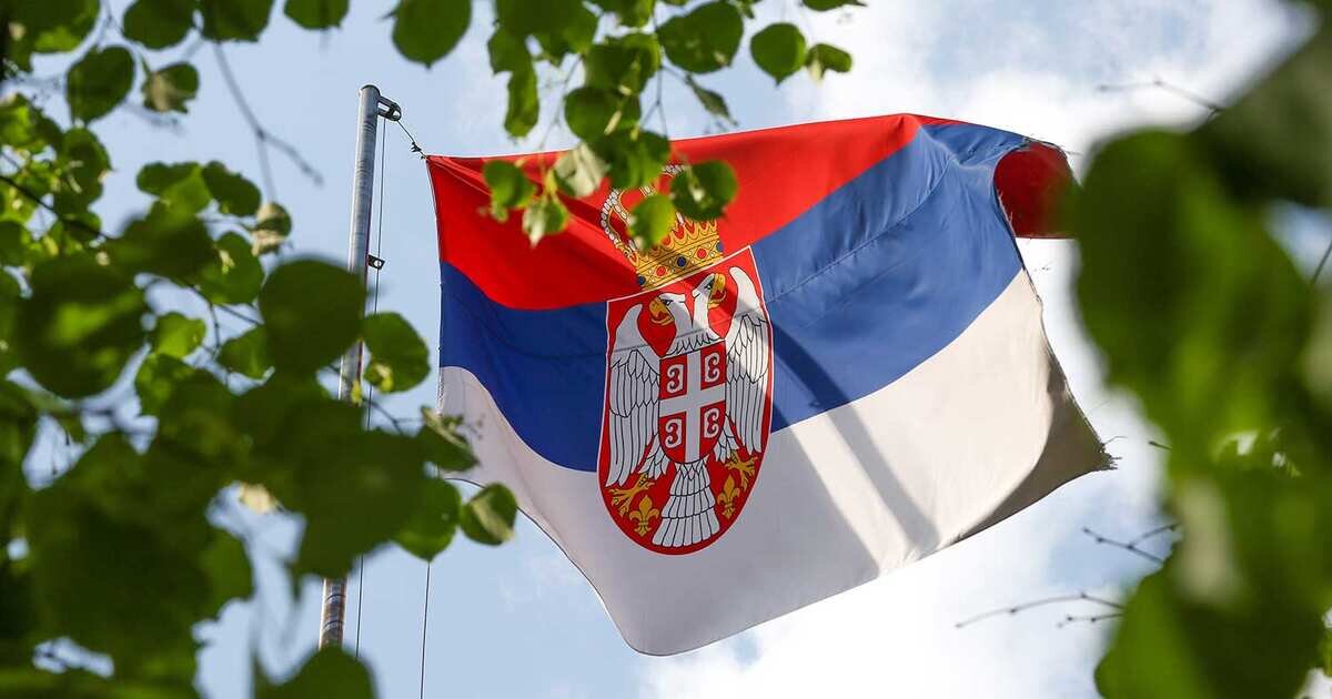 Флаг Сербии