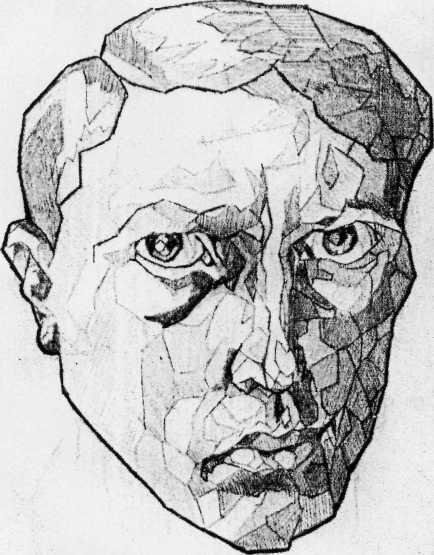 Н. Заболоцкий. Автопортрет. 1925 г.