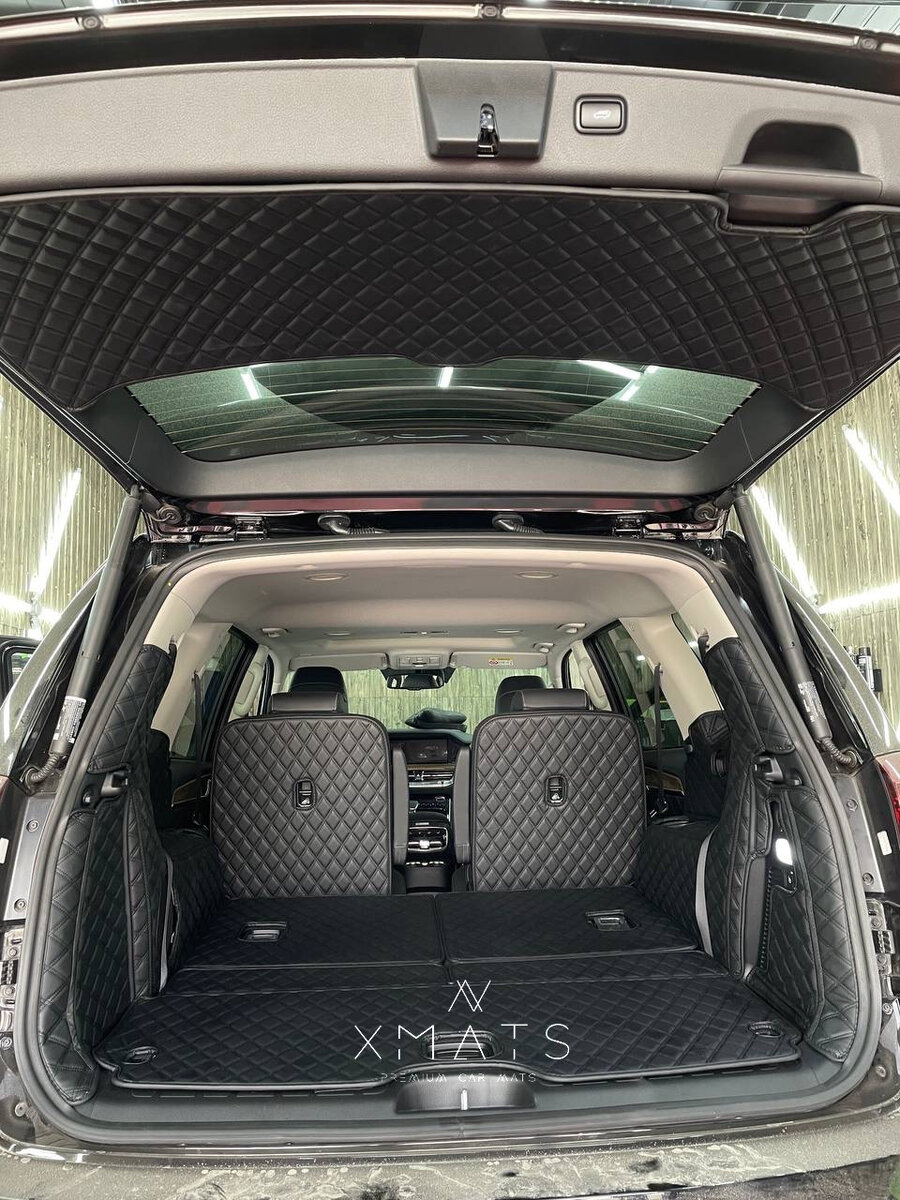 3D коврики из экокожи на KIA Mohave