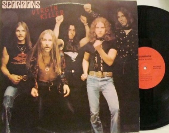 Scorpions «Virgin KiIIer», 1976 г., российский выпуск на лейбле Santa Records, 1994 г.