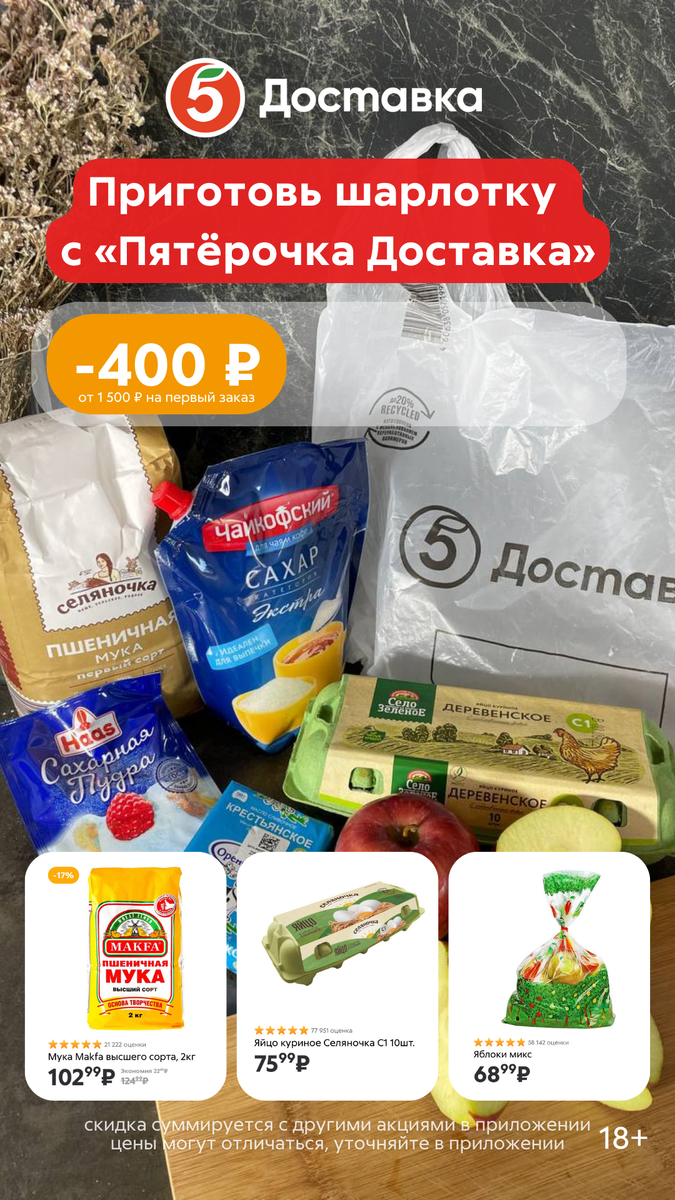 В Пятерочке есть всё необходимое