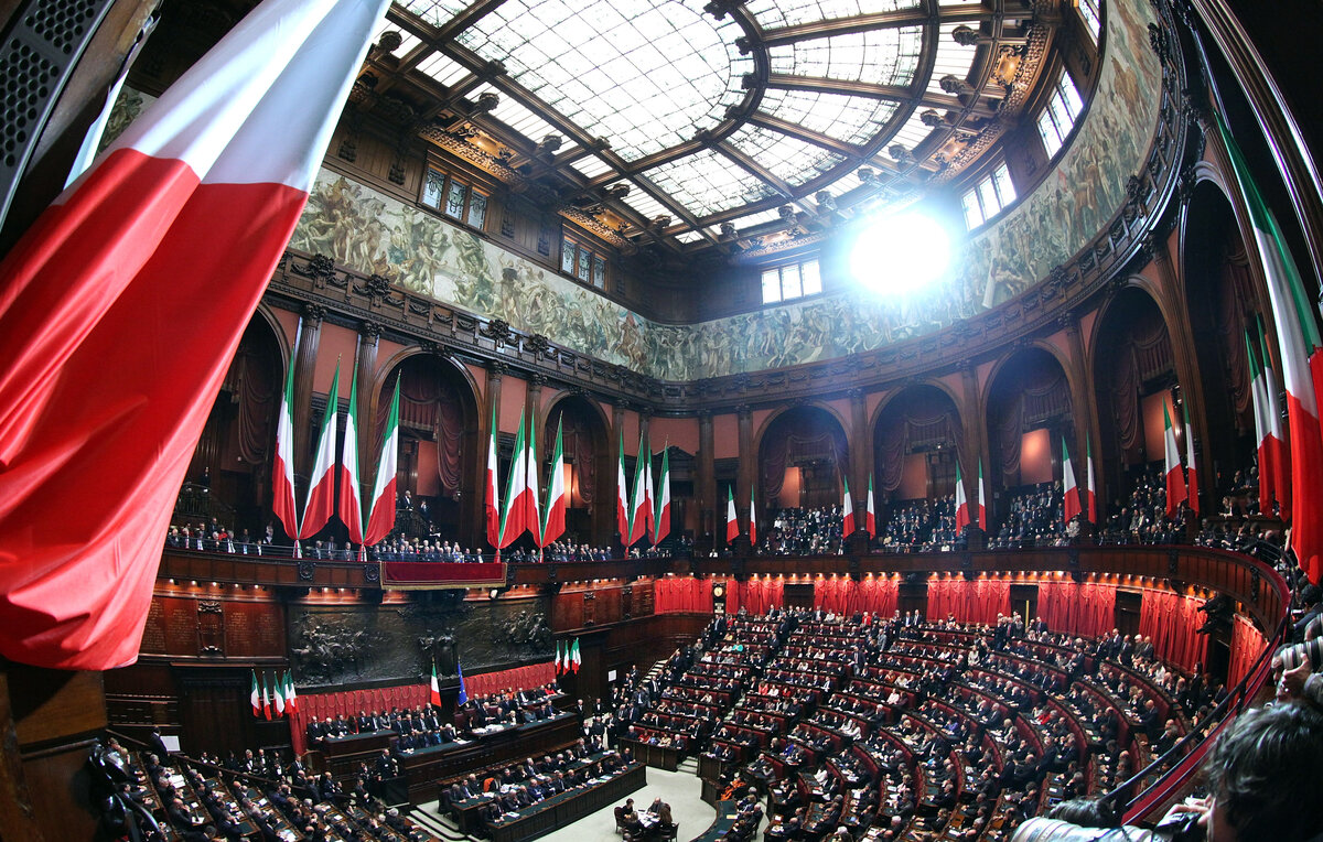    Парламент Италии  Franco Origlia/Getty Images