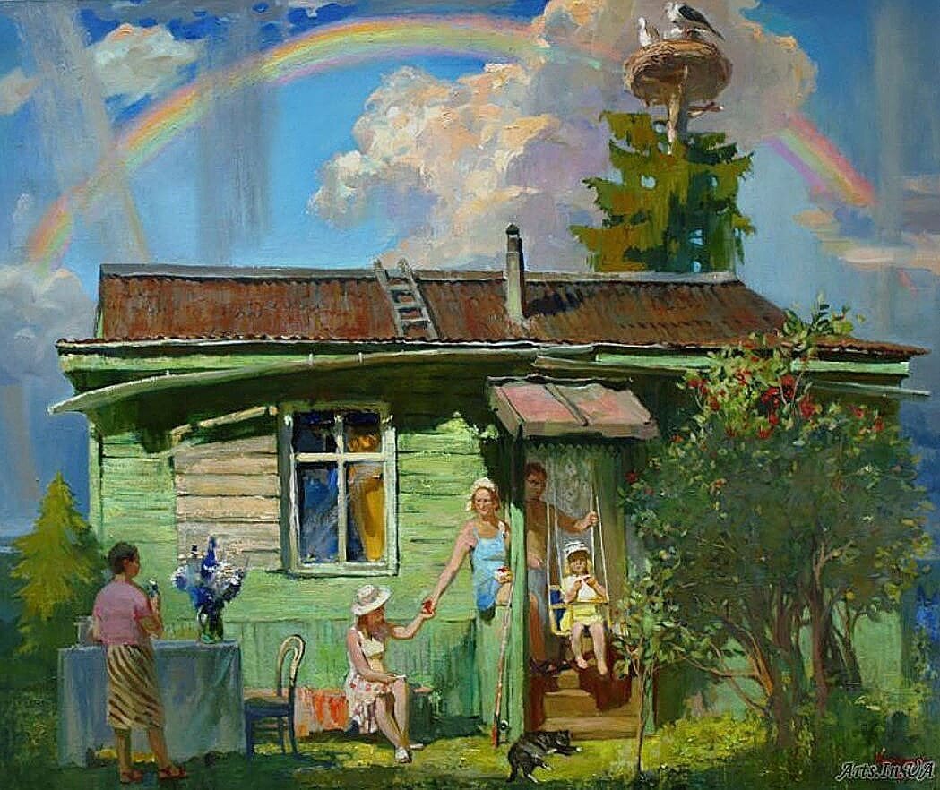 Наши дачные радости: дача в живописи | Краюшкина. Поэзия. Живопись. | Дзен