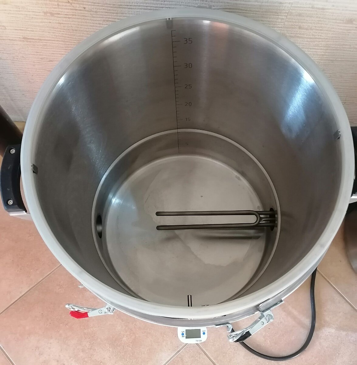 Термометр в гильзе.