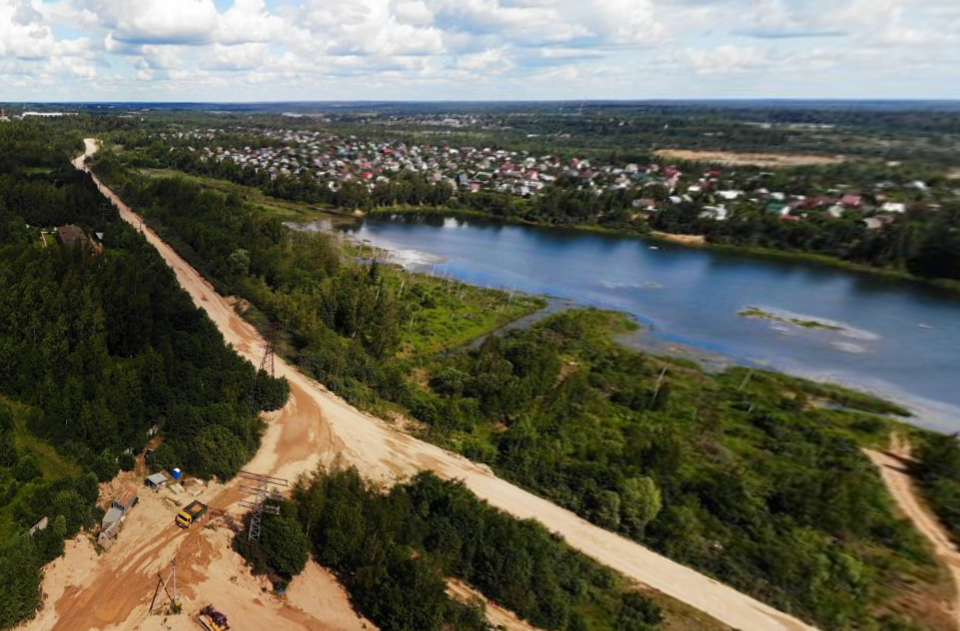 СНТ и поселки близ Сычёвских карьеров (Московская область)