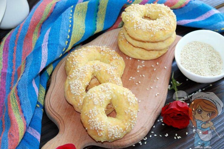    Турецкие бублики Симиты без дрожжей Шеф-повар