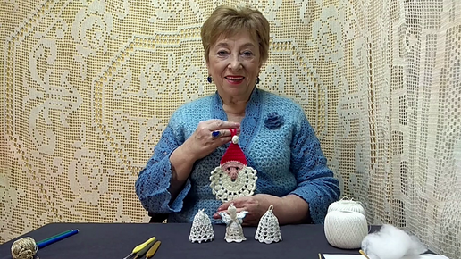 Christmas angel Рождественский ангел Crochet pattern - вязание крючком