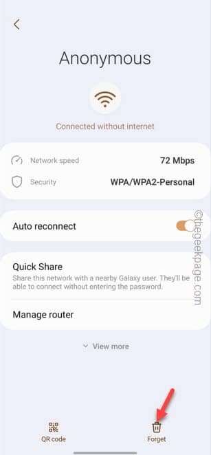 Статус Wi-Fi сети «Интернет может быть не доступен» на Android